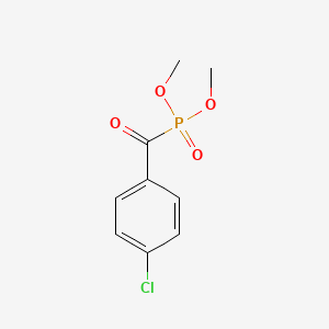 molecular formula C9H10ClO4P B1597393 (p-Chloro-Benzoyl)-phosphonic acid dimethyl ester CAS No. 33493-32-2
