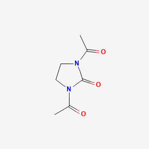 molecular formula C7H10N2O3 B1597400 1,3-二乙酰-2-咪唑烷酮 CAS No. 5391-40-2