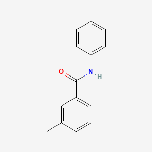 molecular formula C14H13NO B1597401 3-methyl-N-phenylbenzamide CAS No. 23099-05-0