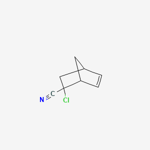 molecular formula C8H8ClN B1597405 2-Chlorobicyclo[2.2.1]hept-5-ene-2-carbonitrile CAS No. 6945-87-5