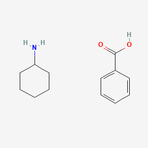 molecular formula C13H19NO2 B1597408 Cyclohexylamine benzoate CAS No. 3129-92-8