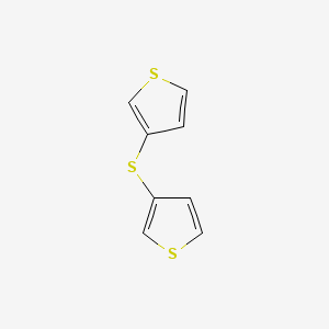 molecular formula C8H6S3 B1597410 Thiophene, 3,3'-thiobis- CAS No. 3807-38-3