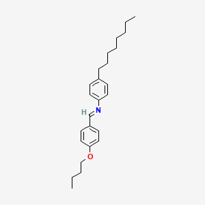 molecular formula C25H35NO B1597418 p-Butoxybenzylidene p-octylaniline CAS No. 39777-26-9