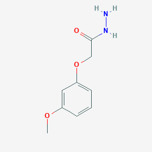 molecular formula C9H12N2O3 B1597423 2-(3-Methoxyphenoxy)acetohydrazide CAS No. 436155-36-1