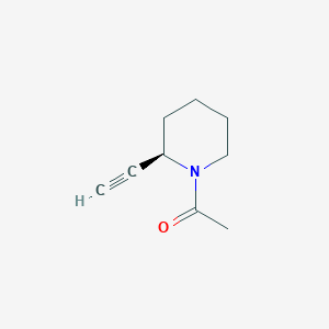 1-[(2R)-2-Ethynylpiperidin-1-yl]ethanone