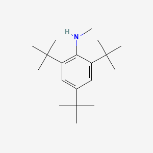 molecular formula C19H33N B1597436 2,4,6-三叔丁基-N-甲基苯胺 CAS No. 4566-64-7