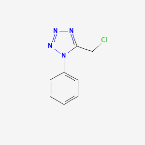 molecular formula C8H7ClN4 B1597439 5-(chloromethyl)-1-phenyl-1H-tetrazole CAS No. 64473-40-1