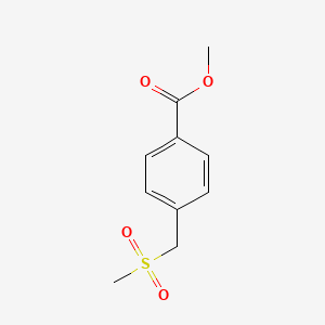 molecular formula C10H12O4S B1597447 4-(甲磺酰甲基)苯甲酸甲酯 CAS No. 160446-22-0