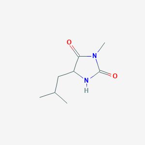 molecular formula C8H14N2O2 B1597451 5-Isobutyl-3-methylimidazolidine-2,4-dione CAS No. 675854-31-6