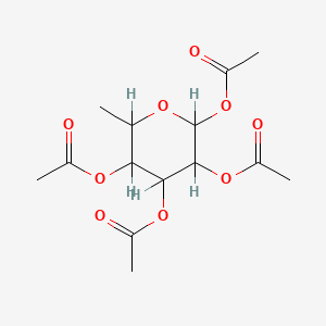 molecular formula C14H20O9 B1597454 (4,5,6-Triacetyloxy-2-methyloxan-3-yl) acetate CAS No. 7404-35-5