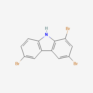 molecular formula C12H6Br3N B1597455 1,3,6-Tribromo-9H-carbazole CAS No. 55119-10-3