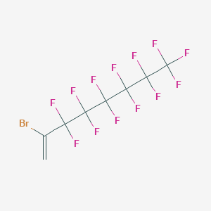 molecular formula C8H2BrF13 B1597459 2-Bromo-3,3,4,4,5,5,6,6,7,7,8,8,8-tridecafluorooct-1-ene CAS No. 51249-64-0