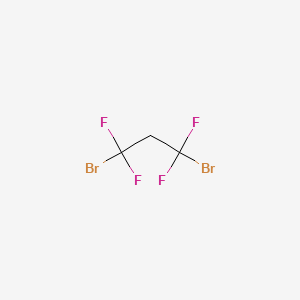 molecular formula C3H2Br2F4 B1597462 1,3-Dibromo-1,1,3,3-tetrafluoropropane CAS No. 460-86-6