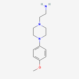 molecular formula C13H21N3O B1597463 2-[4-(4-Methoxyphenyl)piperazin-1-yl]ethanamine CAS No. 20529-26-4