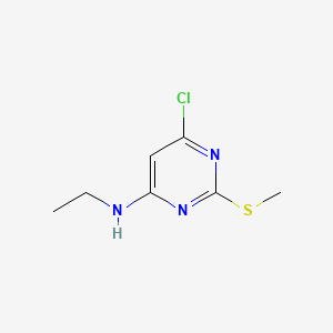 6-chloro-N-ethyl-2-(methylsulfanyl)-4-pyrimidinamine