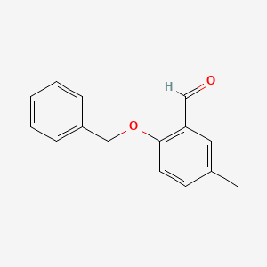 molecular formula C15H14O2 B1597471 2-(Benzyloxy)-5-methylbenzaldehyde CAS No. 53389-98-3