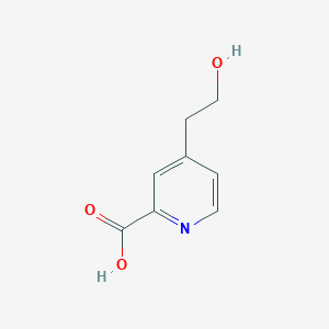 molecular formula C8H9NO3 B1597479 4-(2-Hydroxyethyl)picolinic acid CAS No. 502509-10-6