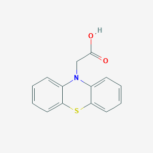 molecular formula C14H11NO2S B1597480 Phenothiazine-10-acetic acid CAS No. 25244-68-2