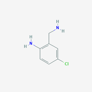 molecular formula C7H9ClN2 B1597482 2-(Aminomethyl)-4-chloroaniline CAS No. 108047-39-8