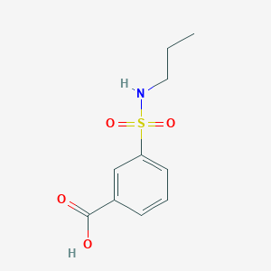 molecular formula C10H13NO4S B1597488 3-Propylsulfamoyl-benzoic acid CAS No. 7326-75-2