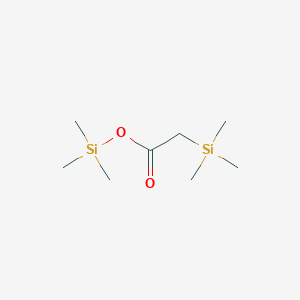 molecular formula C8H20O2Si2 B1597492 三甲基甲硅烷基（三甲基甲硅烷基）醋酸酯 CAS No. 24082-11-9