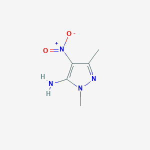 molecular formula C5H8N4O2 B1597495 5-氨基-1,3-二甲基-4-硝基吡唑 CAS No. 76689-64-0