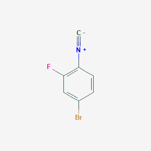 molecular formula C7H3BrFN B1597509 4-Bromo-2-fluorophenylisocyanide CAS No. 730964-93-9