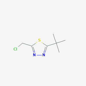 molecular formula C7H11ClN2S B1597511 2-tert-Butyl-5-chloromethyl-1,3,4-thiadiazole CAS No. 808764-18-3