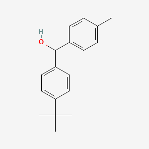 molecular formula C18H22O B1597512 4-tert-Butyl-4'-methylbenzhydrol CAS No. 406457-77-0