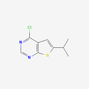 molecular formula C9H9ClN2S B1597513 4-Chloro-6-isopropylthieno[2,3-d]pyrimidine CAS No. 439692-52-1