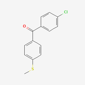 B1597514 4-Chloro-4'-(methylthio)benzophenone CAS No. 72585-17-2