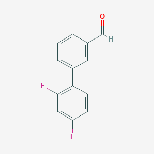 molecular formula C13H8F2O B1597519 3-(2,4-二氟苯基)苯甲醛 CAS No. 728918-77-2