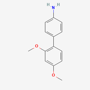 B1597523 4-(2,4-Dimethoxyphenyl)aniline CAS No. 728919-19-5