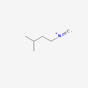 B1597527 Isoamylisocyanide CAS No. 638-27-7