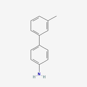 molecular formula C13H13N B1597528 3'-Methyl[1,1'-biphenyl]-4-amine CAS No. 57964-45-1