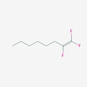 molecular formula C8H13F3 B1597535 1,1,2-Trifluorooct-1-ene CAS No. 760-99-6