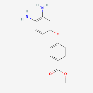 molecular formula C14H14N2O3 B1597551 Methyl 4-(3,4-diaminophenoxy)benzoate CAS No. 24002-80-0