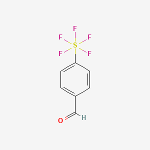 molecular formula C7H5F5OS B1597573 4-(Pentafluorosulfanyl)benzaldehyde CAS No. 401892-84-0
