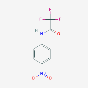 molecular formula C8H5F3N2O3 B015976 2,2,2-Trifluoro-N-(4-nitrophenyl)acetamide CAS No. 404-27-3