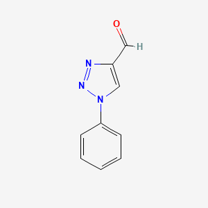 molecular formula C9H7N3O B1597600 1-苯基-1H-1,2,3-三唑-4-甲醛 CAS No. 34296-51-0