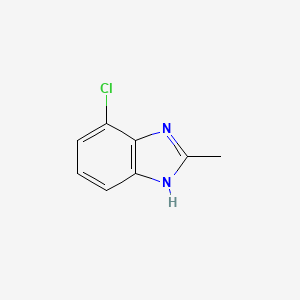 molecular formula C8H7ClN2 B1597601 4-氯-2-甲基-1H-苯并[d]咪唑 CAS No. 5599-82-6