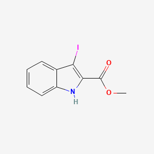 molecular formula C10H8INO2 B1597602 methyl 3-iodo-1H-indole-2-carboxylate CAS No. 534595-85-2
