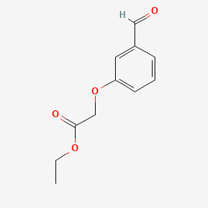 molecular formula C11H12O4 B1597604 2-(3-甲酰苯氧基)乙酸乙酯 CAS No. 51264-68-7