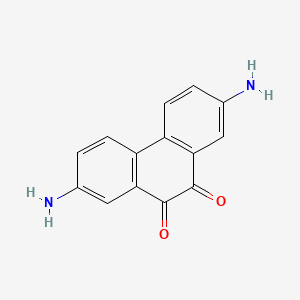 molecular formula C14H10N2O2 B1597607 2,7-Diaminophenanthrene-9,10-dione CAS No. 49546-41-0