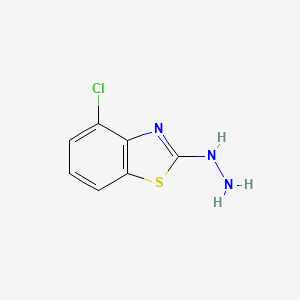 molecular formula C7H6ClN3S B1597609 (4-Chloro-benzothiazol-2-yl)-hydrazine CAS No. 51769-38-1