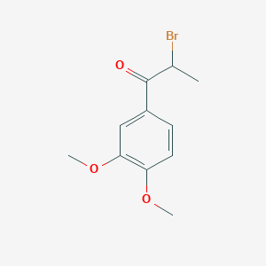 2-Bromo-1-(3,4-dimethoxyphenyl)propan-1-one