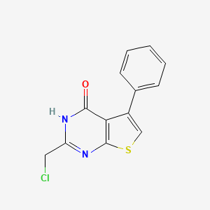 2-Chloromethyl-5-phenyl-3H-thieno[2,3-d]pyrimidin-4-one
