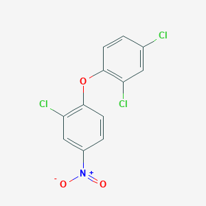 molecular formula C12H6Cl3NO3 B1597616 2-Chloro-1-(2,4-dichlorophenoxy)-4-nitrobenzene CAS No. 22544-04-3