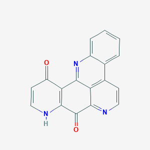 molecular formula C18H9N3O2 B159762 Meridine CAS No. 129722-90-3