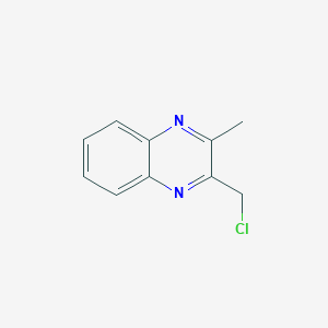 molecular formula C10H9ClN2 B1597626 2-(Chloromethyl)-3-methylquinoxaline CAS No. 5559-53-5